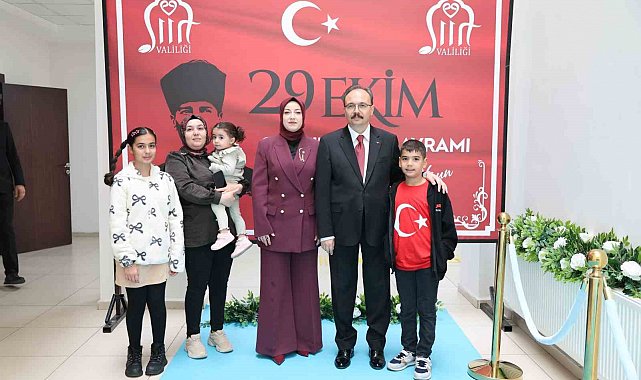 Siirt'te 29 Ekim Cumhuriyet Bayramı coşkuyla kutlandı