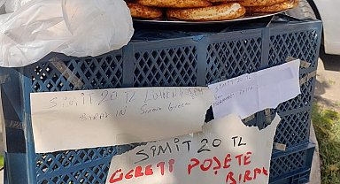 Simit tezgahına not bırakıp KPSS'ye girdi