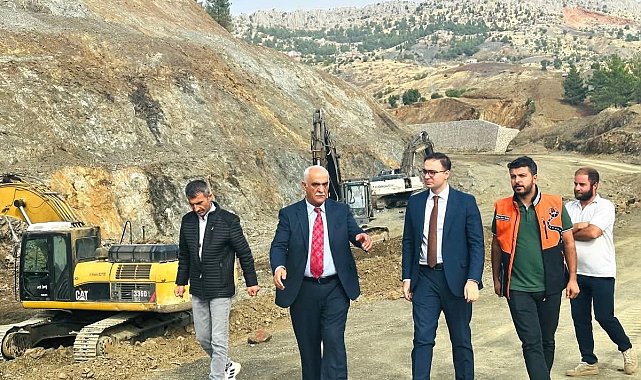 Sincik-Kahta Karayolunda çalışmalar devam ediyor