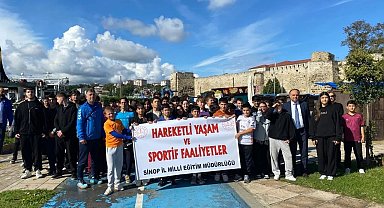 Sinop'ta Dünya Yürüyüş Günü etkinliği