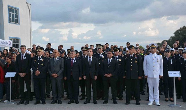 Sinop'ta gazi polis memuru Numan Şen için tören düzenlendi