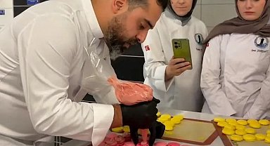 Sinop'ta geleceğin şefleri makaron yapımını öğrendi
