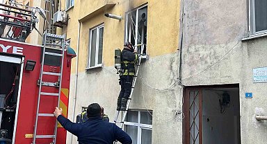 Sinop'ta kombinin elektrik bağlantısında yangın çıktı