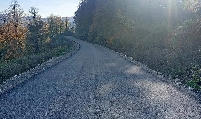 Sinop'ta köyleri birbirine bağlayan grup yolu hizmete açıldı