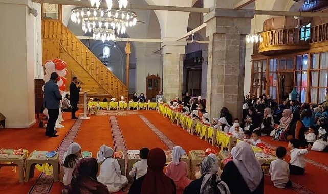 Sinop'ta miniklerin Kur'an-ı Kerim heyecanı