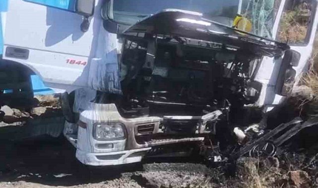 Siverek'te kontrolden çıkan tırın sürücüsü yaralandı