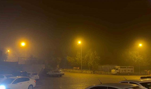 Sivrihisar'da sağanak ve sis hayatı olumsuz etkiledi