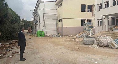 Söke'de meslek lisesinde güçlendirme çalışmaları sürüyor
