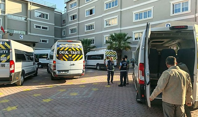 Söke'de öğrenci servisleri denetlendi
