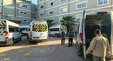 Söke'de öğrenci servisleri denetlendi