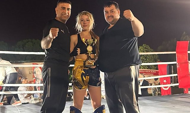 Söke'nin genç sporcusu Defne Gül'den üst üste kupa başarısı
