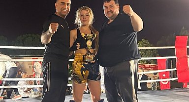 Söke'nin genç sporcusu Defne Gül'den üst üste kupa başarısı