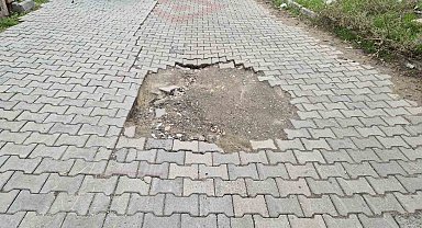 Süleymanpaşa'da bozuk sokaklar tepki çekiyor