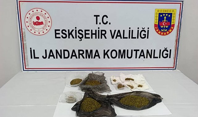Şüpheli araçta yapılan aramada 174 gram bonzai ele geçirildi