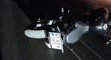 Taksinin çarptığı motosiklet sürücüsü hayatını kaybetti