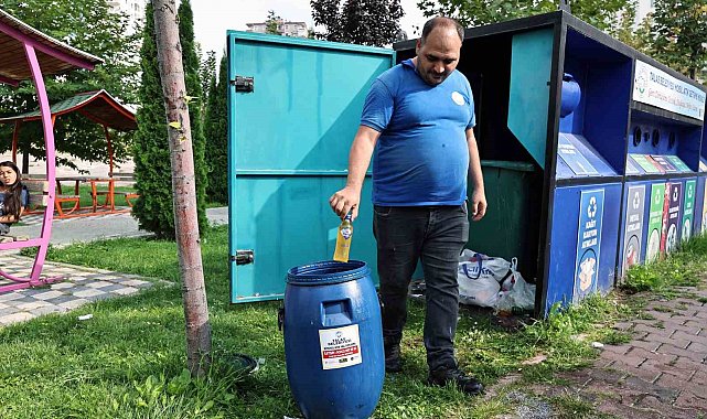 Talas'ta atık yağlar toplanıyor çevre korunuyor