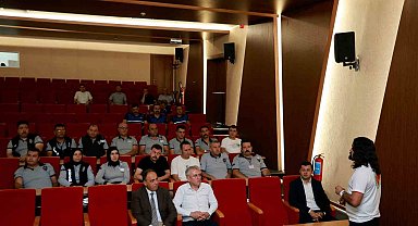 Talas'ta zabıta ve güvenliğe terör eğitimi