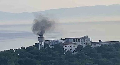 Tarihi Heybeliada Sanatoryumu'nda korkutan yangın
