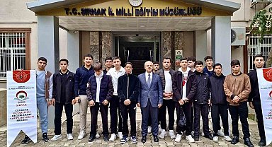 Tarihin izinden giden Şırnaklı öğrenciler Malazgirt kampına uğurlandı