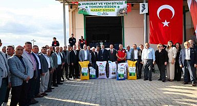 Tarlalar için tohum, ormanlar için tanker desteği