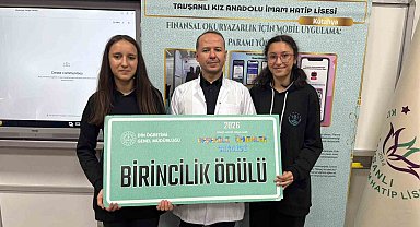 Tavşanlı Kız Anadolu İmam Hatip Lisesi 'Paramı Yönet' projesiyle Türkiye birincisi oldu
