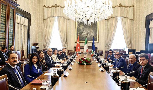 TBMM Başkanı Kurtulmuş, İtalya Senatosu Başkanı La Russa ile görüştü