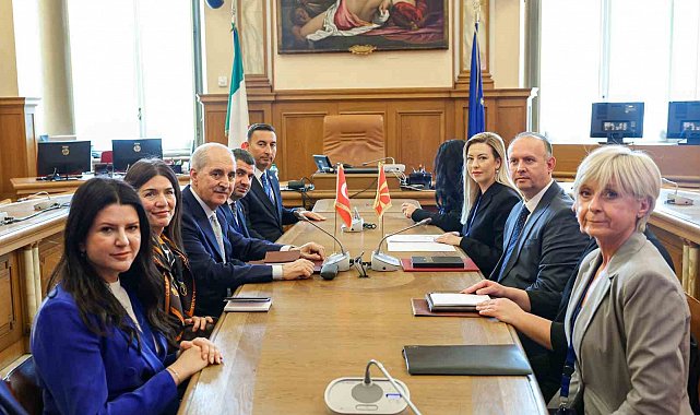 TBMM Başkanı Kurtulmuş, Kuzey Makedonya Meclis Başkanı Gaşi ile görüştü