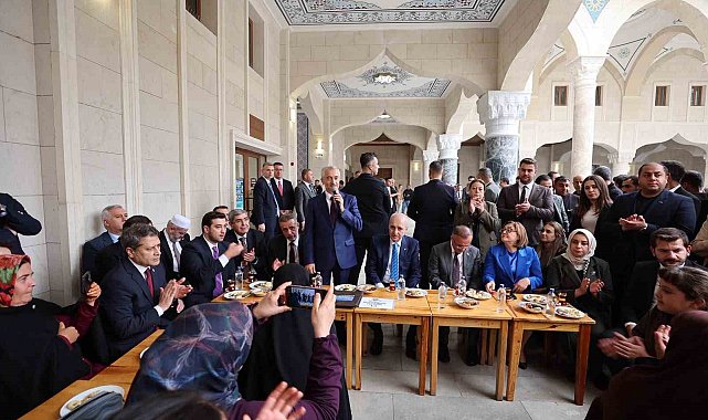 TBMM Başkanı Numan Kurtulmuş Şahinbey Millet Camii'ni ziyaret etti