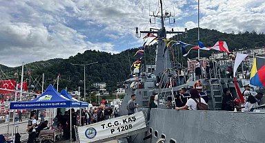 TCG Kaş Gemisi 29 Ekim'de Fethiye Limanı'nda Ziyarete Açıldı
