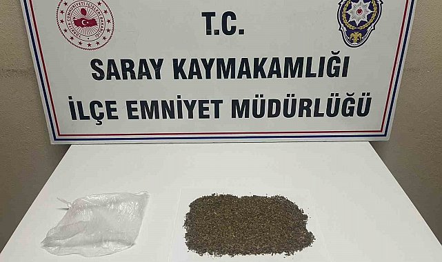 Tekirdağ'da narkotik uygulamalarında 32,5 gram bonzai ele geçirildi