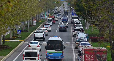 Tekirdağ'da trafiğe kayıtlı taşıt sayısı 402 bin 798'e ulaştı