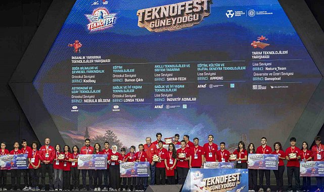 Teknofest Güneydoğu ödül töreni
