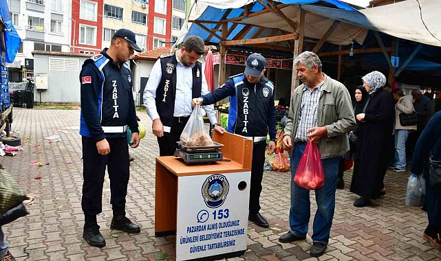 Terme semt pazarlarında denetimler devam ediyor
