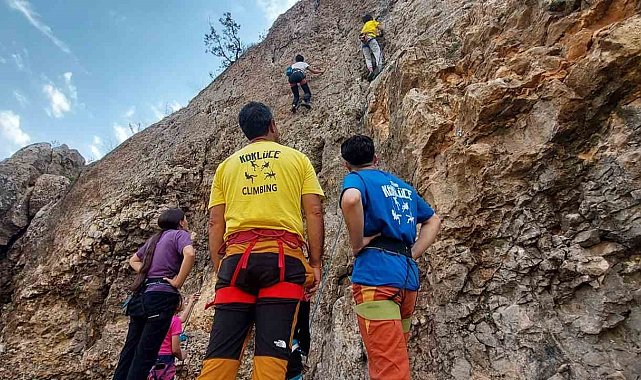 Tırmanış sporcuları ve doğaseverler Köklüce Tırmanış Festivali'nde buluştu