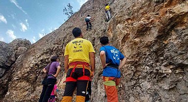 Tırmanış sporcuları ve doğaseverler Köklüce Tırmanış Festivali'nde buluştu