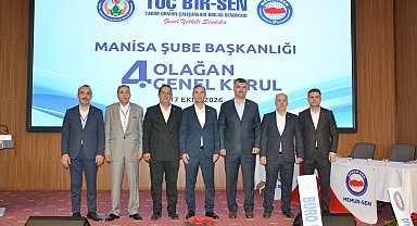 TOÇ Bir-Sen Manisa'da Uğur Bayil güven tazeledi
