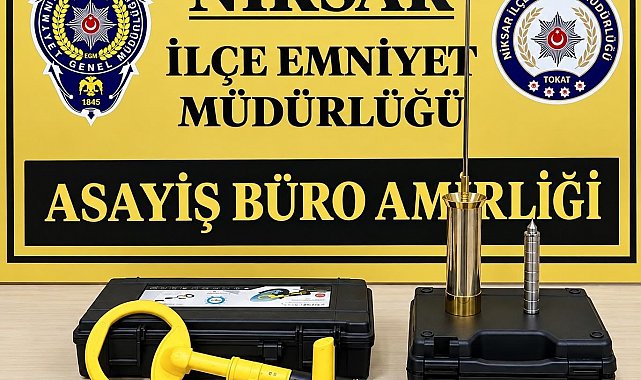 Tokat'ta kaçak defineciler suçüstü yakalandı
