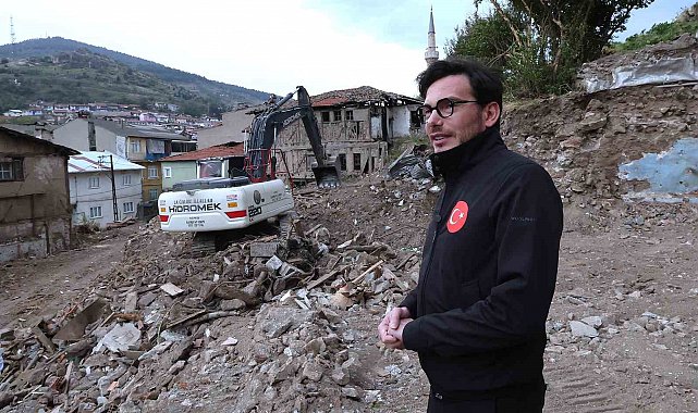 Tokat'ta kentsel dönüşüm kapsamında 21 konut yıkıldı
