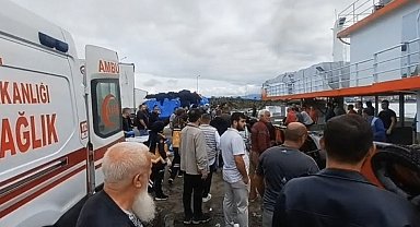 Trabzon açıklarındaki balıkçı teknesinde iş kazası: 1'i ağır 4 yaralı