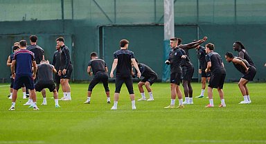 Trabzonspor'da Hearts maçı hazırlıklarını tamamladı