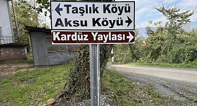 Trafik güvenliği için yeni levhalar yerleştirildi