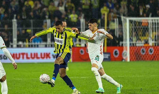 Trendyol Süper Lig: Fenerbahçe: 3 - Corendon Alanyaspor: 0