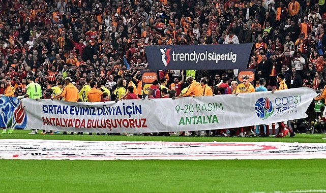Trendyol Süper Lig'de 9. haftaya COP31 damgası