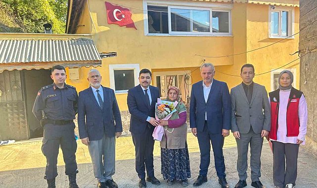 Türkeli'de şehit ailesine vefa