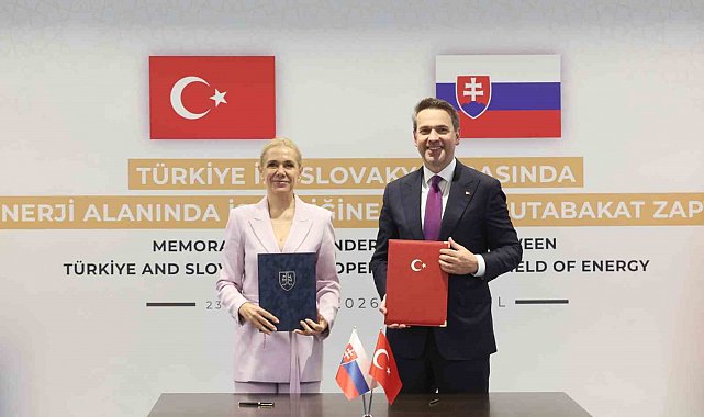 Türkiye ile Slovakya arasında 'Enerji Alanında İşbirliğine İlişkin Mutabakat Zaptı' imzalandı