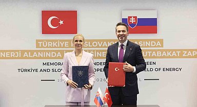Türkiye ile Slovakya arasında 'Enerji Alanında İşbirliğine İlişkin Mutabakat Zaptı' imzalandı
