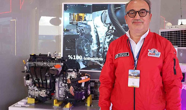 Türkiye'de üretilen hibrit motor TEKNOFEST'te sergileniyor