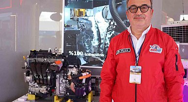 Türkiye'de üretilen hibrit motor TEKNOFEST'te sergileniyor