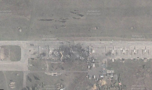 Ukrayna: "Voronezh'deki hava üssünde 6 Rus Su-34M askeri uçağı imha edildi"