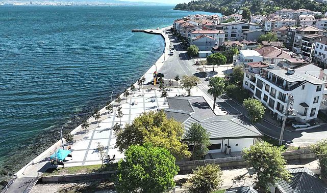 Ulaşlı sahiline 460 metrelik dalga kırıcı set yapıldı